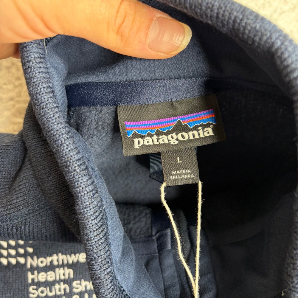 NEW Patagonia Better Sweater Jacket Womens Large Navy Full Zip Fleece 25543 NENA - Picture 4 of 6